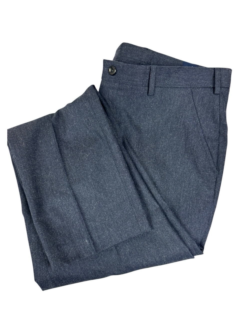 Good Man Brand "The Soho" Men's Wool Trousers Dress Pants Navy Blue 38 Italy
